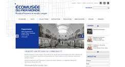 Desktop Screenshot of ecomusee.qc.ca